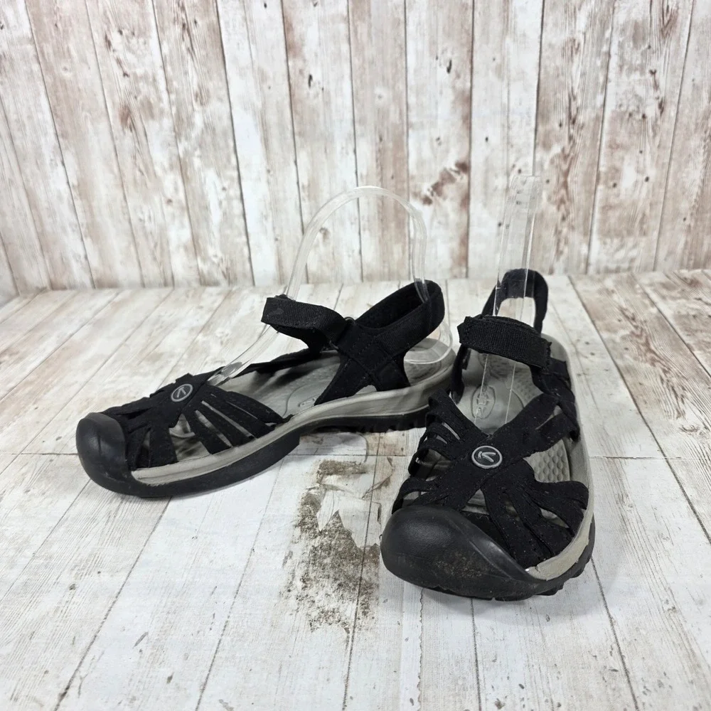 Keen Rose Black Sport Sandals Womens 7.5 Hiking Water Shoes 1008783